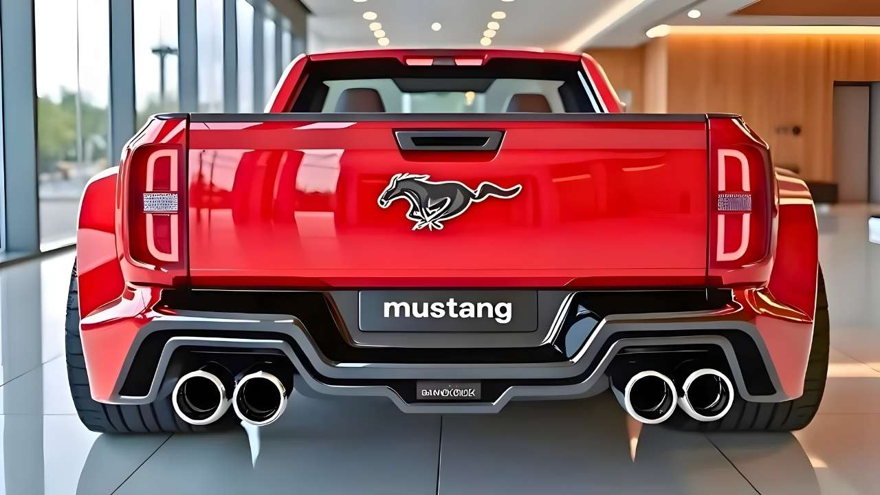 Ford Mustang Pickup Storm 2026 Unveiled High-Performance Muscle Pickup Truck